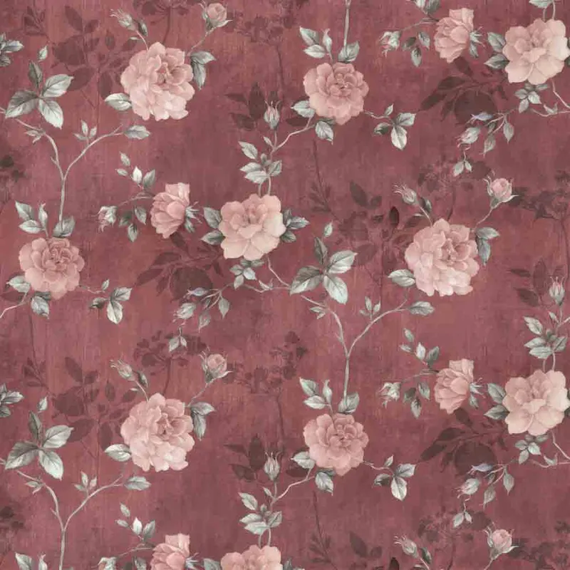 Mindthegap Susie Q Pink/Red/Taupe/Green/Blue Wallpaper | DecoratorsBest